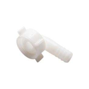 Slangestuds m. vinkel 1/2